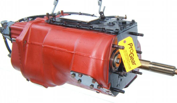 Rebuilt Fuller truck transmission with a Pro Gear tag